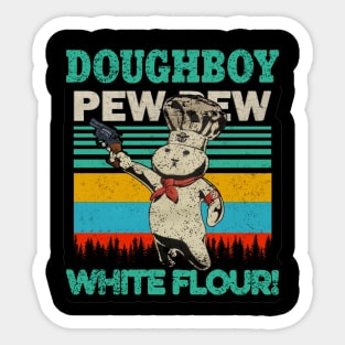 VINTAGE DOUGHBOY PEW PEW Sticker